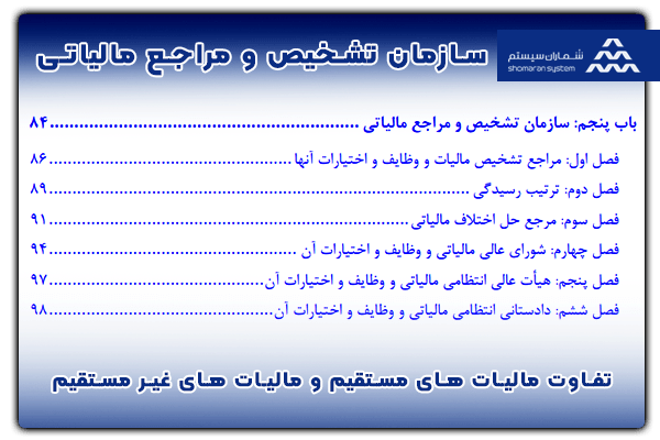 تفاوت مالیات های مستقیم و مالیات های غیر مستقیم